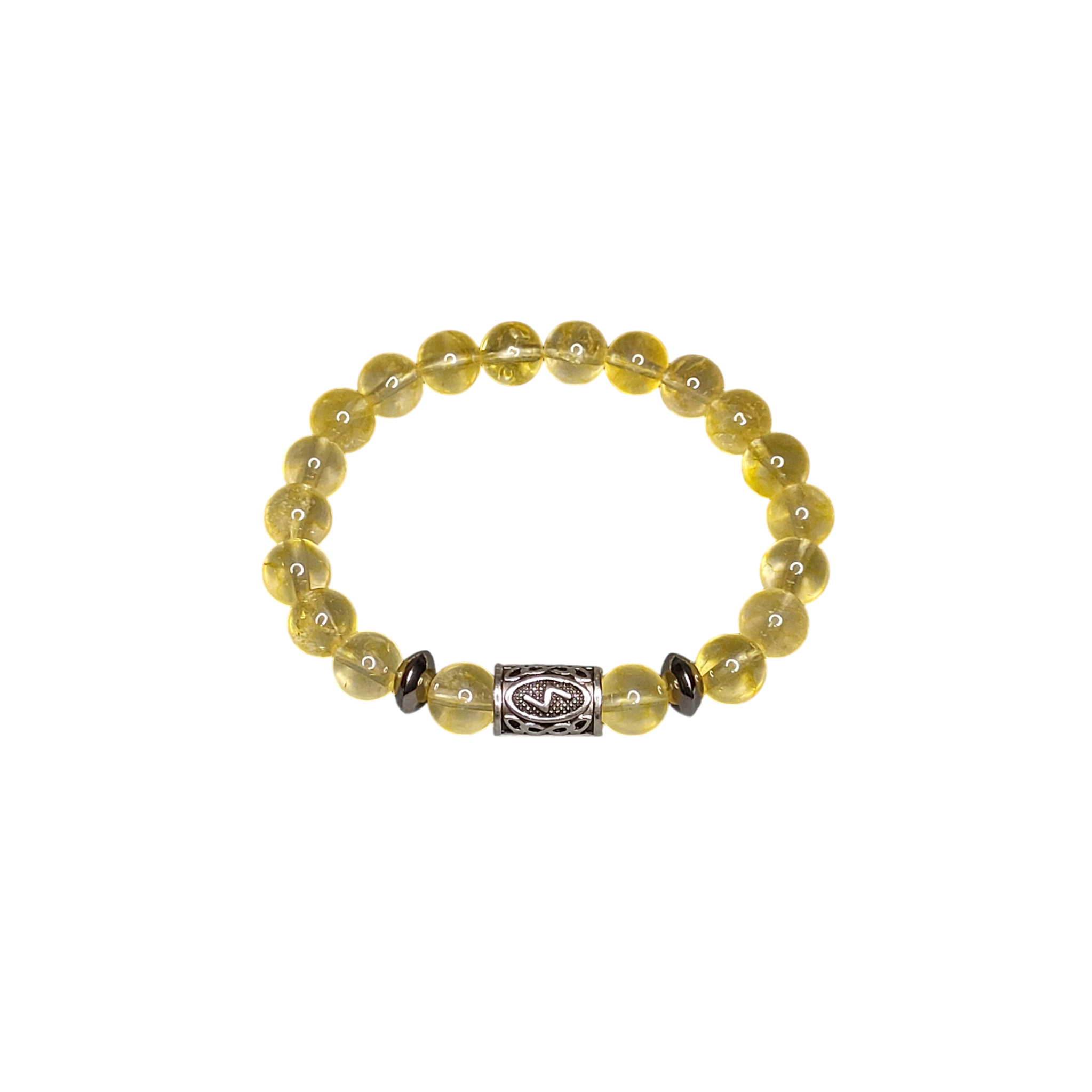 Рунічний браслет з цитрином 